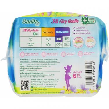 Гигиенические прокладки Sanita 3D Airy Gentle Slim Wing 29 см 6 шт. Фото 1