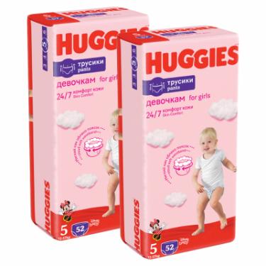 Подгузник Huggies Pants 5 M-Pack (12-17 кг) для дівчаток 104 шт Фото 1