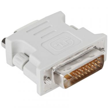 Переходник PowerPlant DVI-D M to VGA F, white Фото