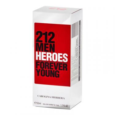 Туалетная вода Carolina Herrera 212 Men Heroes Forever Young 50 мл Фото 2