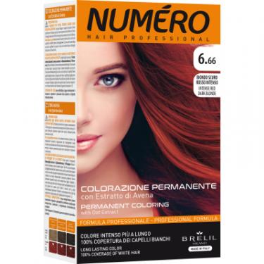 Краска для волос Brelil Numero 6.66 - Intense Red Dark Blonde 140 мл Фото