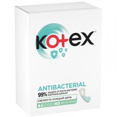 Ежедневные прокладки Kotex Antibacterial Extra Thin 40 шт. Фото 1