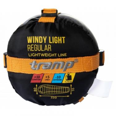Спальный мешок Tramp Windy Light Orange/Grey Right Фото 9