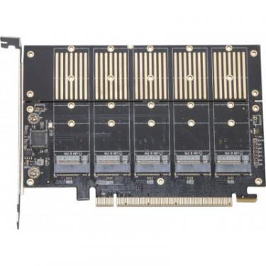 Контроллер Frime PCI-E-5xM.2 (B Key) WCH382L Фото