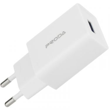 Зарядное устройство Proda USB 2,4A + USB Type-C cable Фото 1