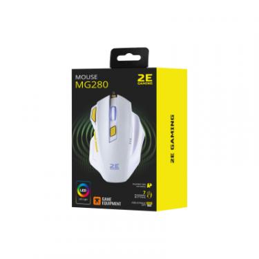 Мышка 2E Gaming MG280 LED USB White Фото 1