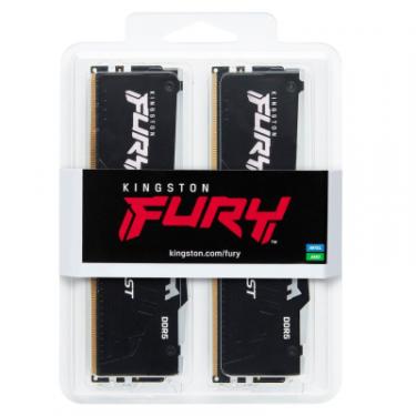 Модуль памяти для компьютера Kingston Fury (ex.HyperX) DDR5 32GB (2x16GB) 6000 MHz FURY Beast RGB Фото 3