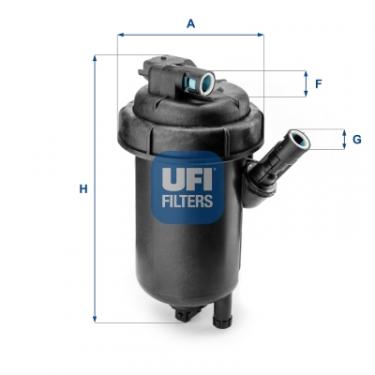 Фильтр топливный UFI 55.120.00 Фото
