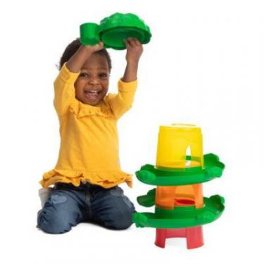 Развивающая игрушка Chicco пірамідка 2 в 1 Будинок на дереві Фото 3