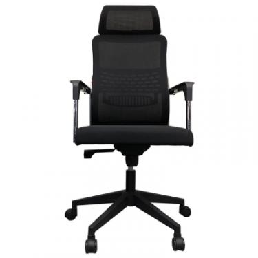 Офисное кресло Аклас Вірго HR HB 8002A Чорний Фото 1