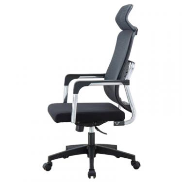 Офисное кресло Аклас Вірго HR HB 8002A Чорний Фото 2