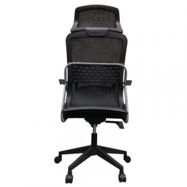 Офисное кресло Аклас Вірго HR HB 8002A Чорний Фото 3