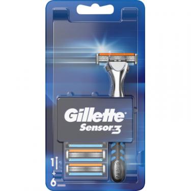 Бритва Gillette Sensor 3 з 6 змінними картриджами Фото 1