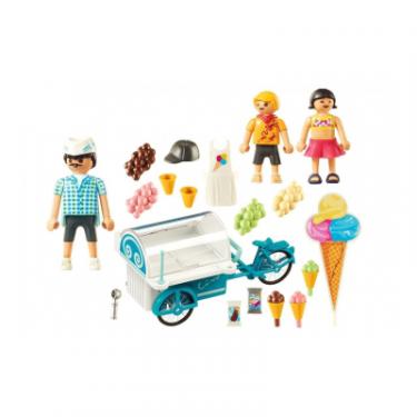 Конструктор Playmobil Family fun Візок з морозивом Фото 1