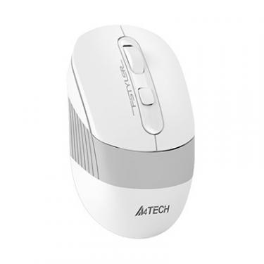 Мышка A4Tech FB10CS Wireless/Bluetooth Grayish White Фото 4