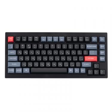 Клавиатура Keychron V1 84 Key QMK Gateron G PRO Red Hot-Swap RGB Carbo Фото