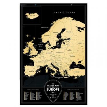 Скретч карта 1DEA.me Travel Map Black Europe Фото