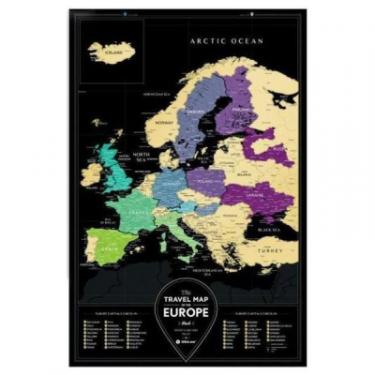 Скретч карта 1DEA.me Travel Map Black Europe Фото 2