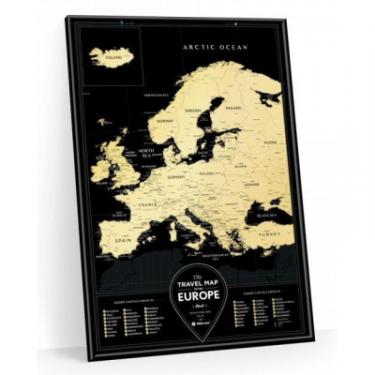 Скретч карта 1DEA.me Travel Map Black Europe Фото 3