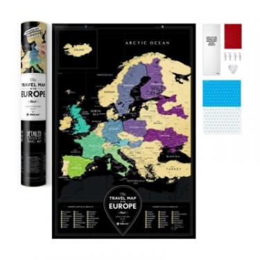 Скретч карта 1DEA.me Travel Map Black Europe Фото 5