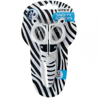 Ножницы Kite дитячі безпечні Zebra, 12 см Фото