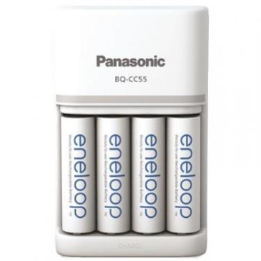 Зарядное устройство для аккумуляторов Panasonic Smart-Quick Charger + Eneloop 4AA 2000 mAh NI-MH Фото