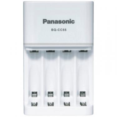 Зарядное устройство для аккумуляторов Panasonic Smart-Quick Charger + Eneloop 4AA 2000 mAh NI-MH Фото 1