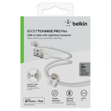 Дата кабель Belkin USB 2.0 AM to Lightning 1.0m white Фото 1
