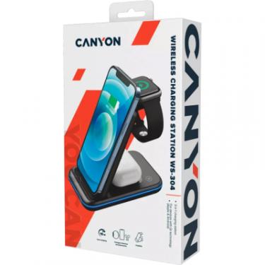 Зарядное устройство Canyon WS- 304 Foldable 3in1 Wireless charger Фото 6