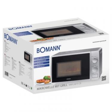 Микроволновая печь Bomann MWG 6015 CB silver Фото 1
