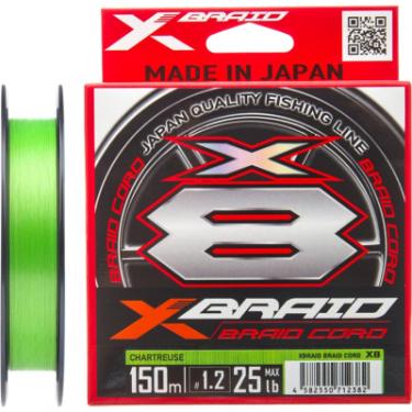 Шнур YGK X-Braid Braid Cord X8 150m 0.6/0.128mm 14lb/6.3kg Фото