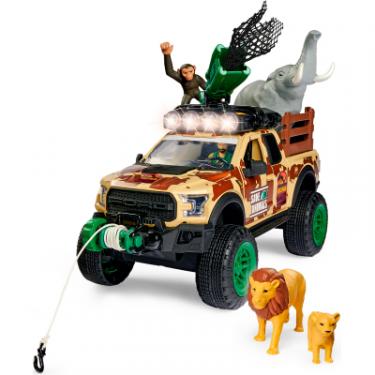 Игровой набор Dickie Toys Парк диких тварин з позашляховиком 25 см та фігурк Фото 1