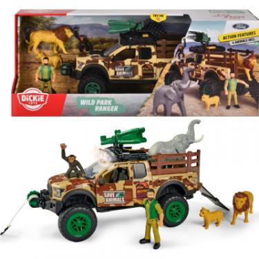 Игровой набор Dickie Toys Парк диких тварин з позашляховиком 25 см та фігурк Фото 3