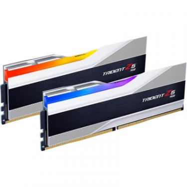 Модуль памяти для компьютера G.Skill DDR5 64GB (2x32GB) 6000 Trident Z5 RGB Silver Фото 1