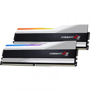 Модуль памяти для компьютера G.Skill DDR5 64GB (2x32GB) 6000 Trident Z5 RGB Silver Фото 2