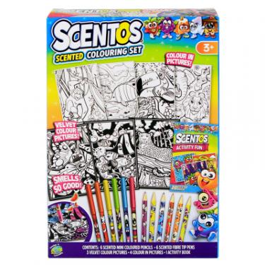 Набор для творчества Scentos Ароматний Кумедні Розмальовки (маркери, олівці, ро Фото