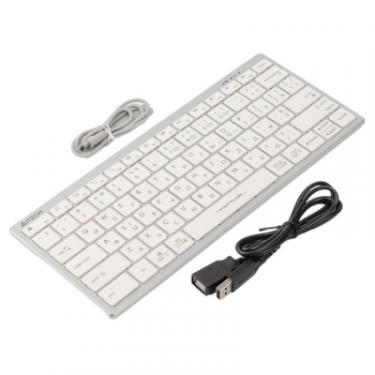 Клавиатура A4Tech FBX51C Wireless/Bluetooth White Фото 5