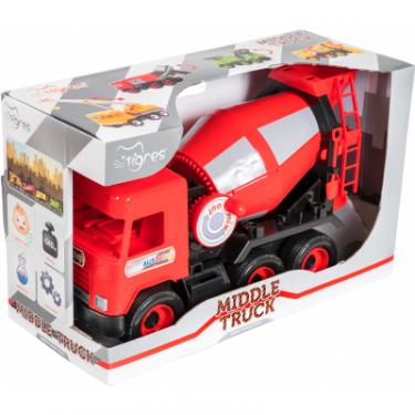 Спецтехника Tigres Авто "Middle truck" бетонозмішувач (червоний) в ко Фото 1