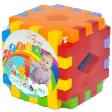 Развивающая игрушка Tigres Чарівний куб 12 елементів Фото 4