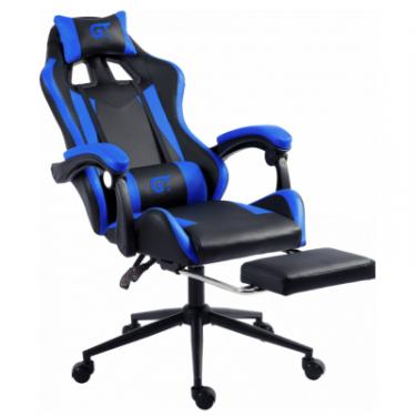 Кресло игровое GT Racer X-2323 Black/Blue Фото 3