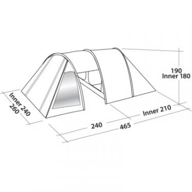 Палатка Easy Camp Galaxy 400 Steel Blue Фото 2