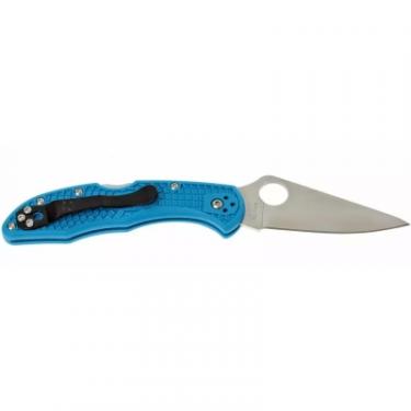 Нож Spyderco Delica 4 Flat Ground Blue Фото 1
