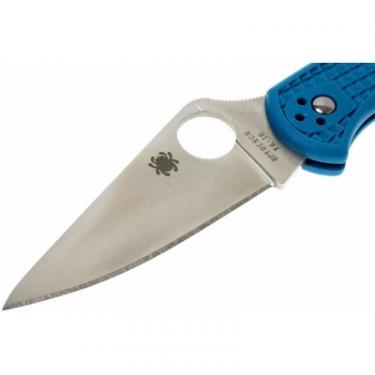 Нож Spyderco Delica 4 Flat Ground Blue Фото 2