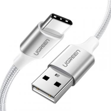 Дата кабель Ugreen USB-C to USB-C 1.5m US300 5A USB2.0 White Фото 1