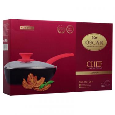 Сковорода Oscar Chef з кришкою 28 см Фото 4