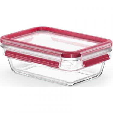 Пищевой контейнер Tefal Masterseal Glass7 Red 0.7 л Фото 1