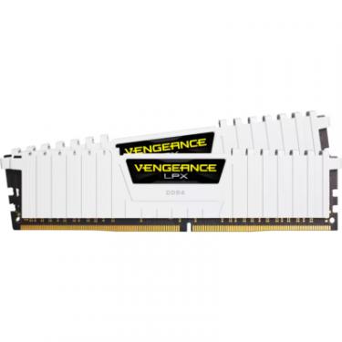 Модуль памяти для компьютера Corsair DDR4 16GB (2x8GB) 3200 MHz Vengeance LPX White Фото 1