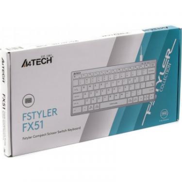 Клавиатура A4Tech FX51 USB White Фото 4