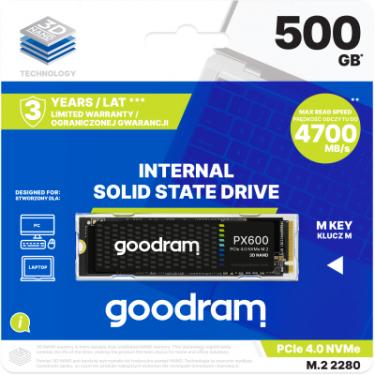 Накопитель SSD Goodram M.2 2280 500GB PX600 Фото 3