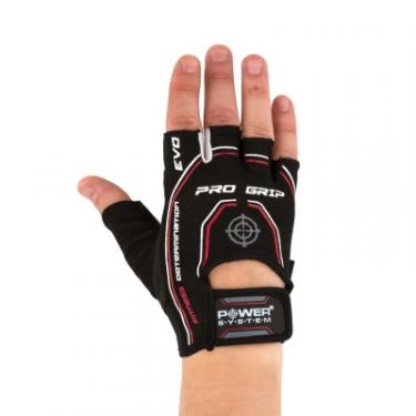 Перчатки для фитнеса Power System Pro Grip EVO PS-2250E Black M Фото 3
